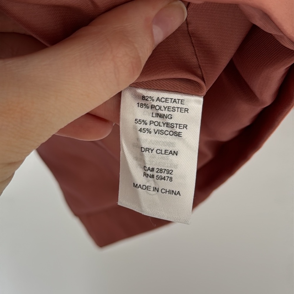 House of Harlow Satin Acetate Blazer - Size M - Picture 7 of 7